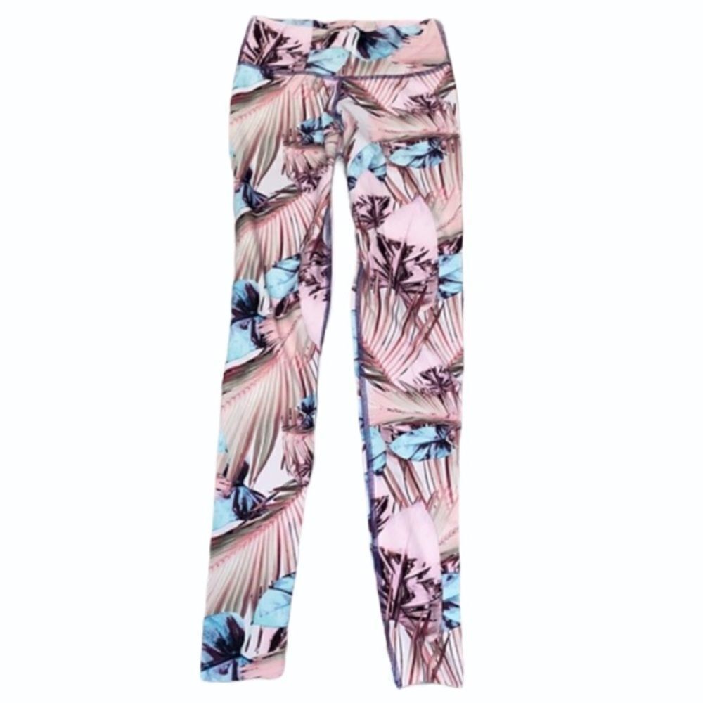Jiva Active Leggings Tropical Pattern XS